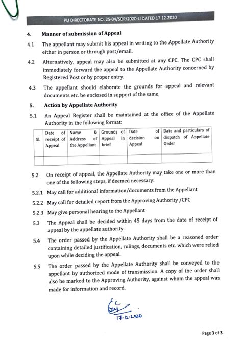 Standard Operating Procedure (SOP) for Appeal in PLI & RPLI Death claim ...