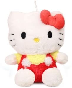 My Baby Excel Hello kitty Plush Red and Yellow Colour 25 cm - 25 cm ...