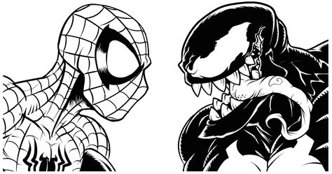 Spider-Man Vs Venom Ausmalbilder – SOVRNY