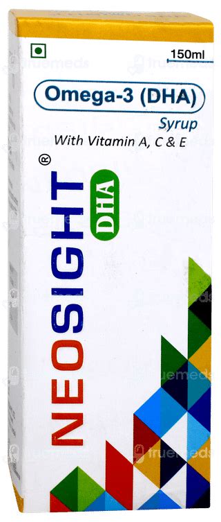 Neosight Dha Syrup 150 Ml - Uses, Side Effects, Dosage, Price | Truemeds
