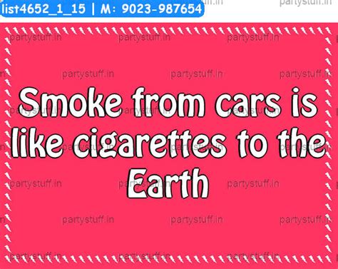 Pollution Slogans 5 in Environment theme - Designs - PartyStuff
