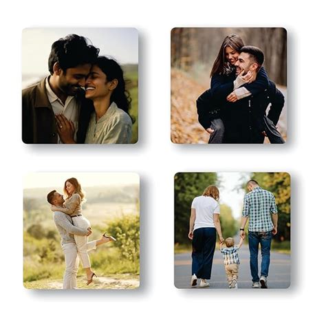 Nivaraprint Personalized Photo Memory Fridge Magnets – Custom Acrylic ...
