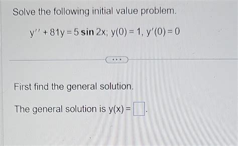 Image result for General Solution Example