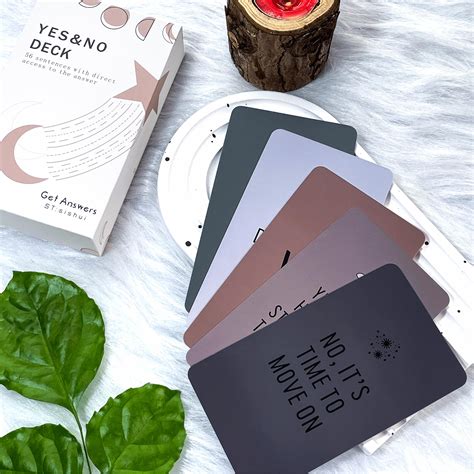 Amazon.com: netjoy Yes No Oracle Cards Deck, Intuition Oracle Cards ...