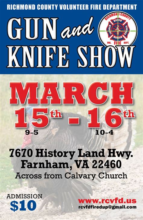Richmond County Volunteer Fire Department Gun & Knife Show