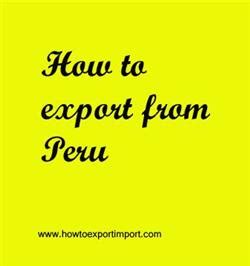 How to export from Peru?