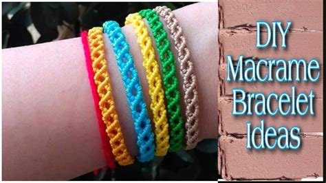 Image result for Macrame Bracelet Patterns DIY