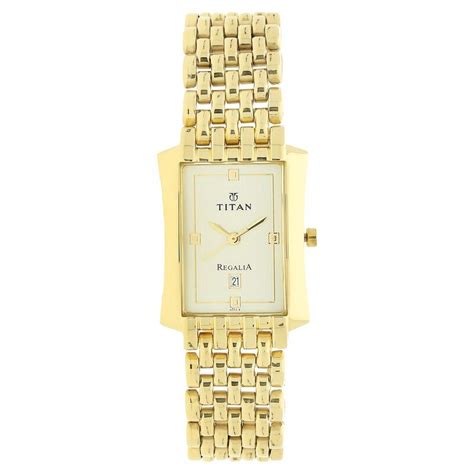 Buy Online Titan Quartz Analog with Date White Dial Stainless Steel ...