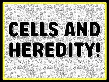 CELLS AND HEREDITY! Grade 7 And 8 Science Door Decor school resource by ...