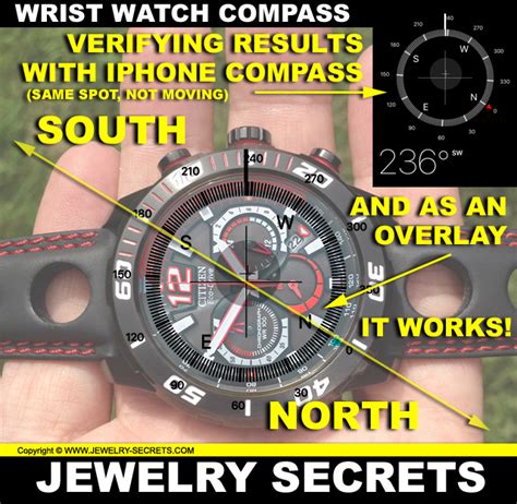 Image result for Using Watch as Compass