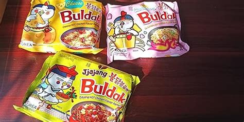 Sam Yang Korean Buldak Cheese Noodles PK1 & Buldak Carbo Noddles PK1 ...