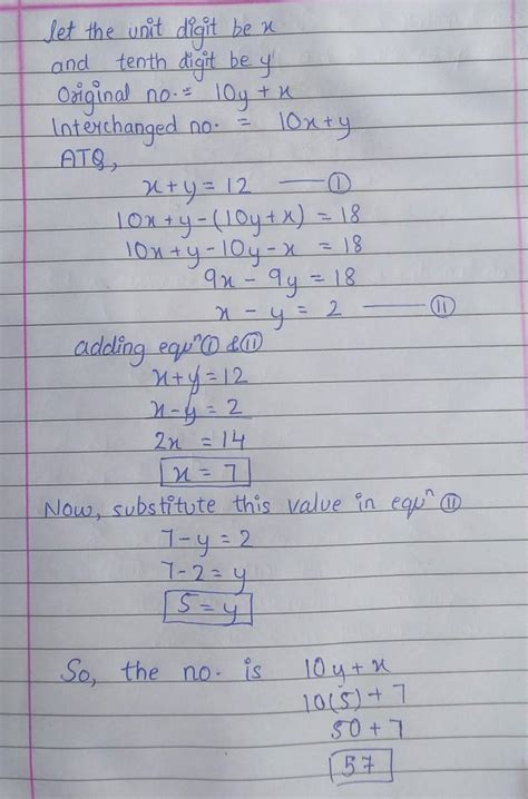 The sum of the digits of a two-digit number is 12. The number obtained ...
