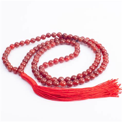 Red Carnelian Japamala: Creativity – Love Rocks