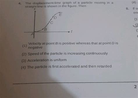 Image result for Displacement Time Graph Physics