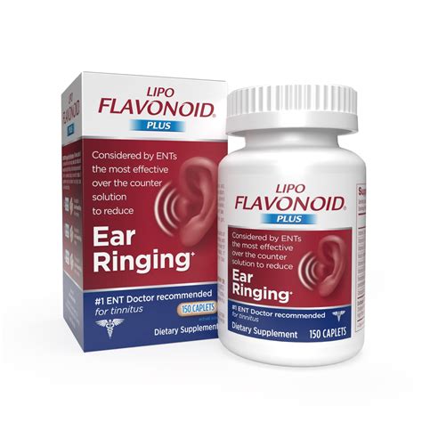 Lipo-Flavonoid Plus, Tinnitus Relief for Ringing Ears, OTC Flavonoid Ear Health Vitamins ...
