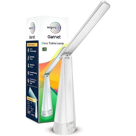 Buy wipro Garnet 6W Led Table Lamp - 3 Grade Dimming And Color Changing ...