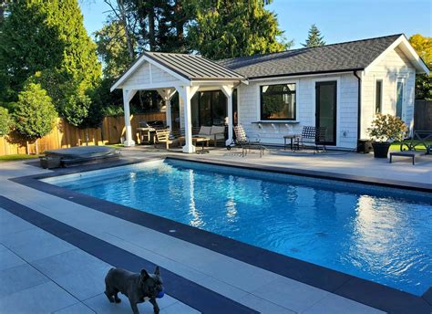 California Backyard Pool Houses Modern House With Pool Houses For
