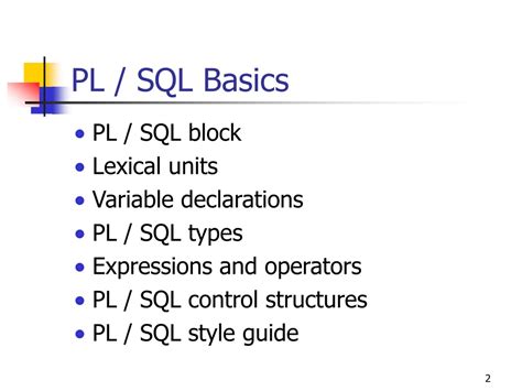 Image result for PL/SQL Basics