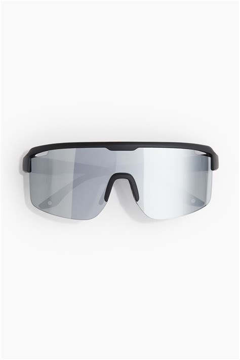 Mirrored sports sunglasses - Black/Silver-toned - Kids | H&M IN