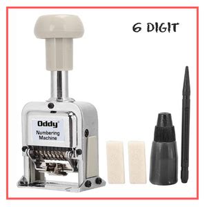 Oddy Automatic 6 Digit Numbering Machine with Digit Pen – for ...