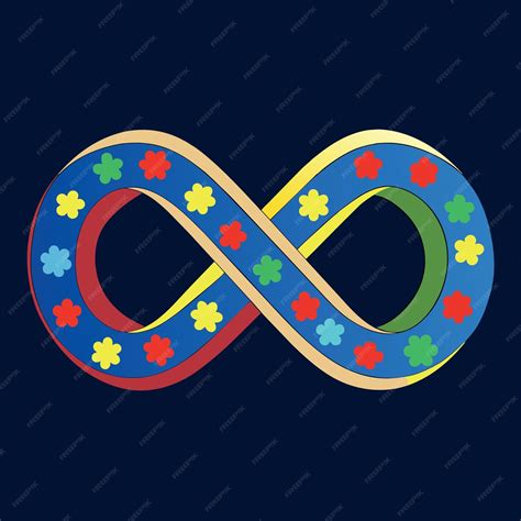 Autism infinity symbol | Premium AI-generated vector