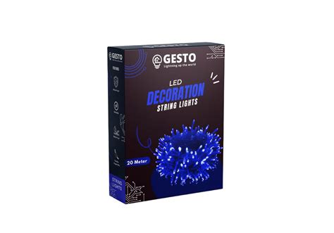 Buy Gesto Blue Led Serial lights for decoration - String lights for ...