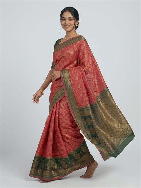 KATPADAR TISSUE SAREE D-750 – House of Muktai