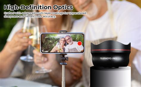 Adcom No Deformation HD Telephoto 2X Pro Mobile Phone Camera Lens ...