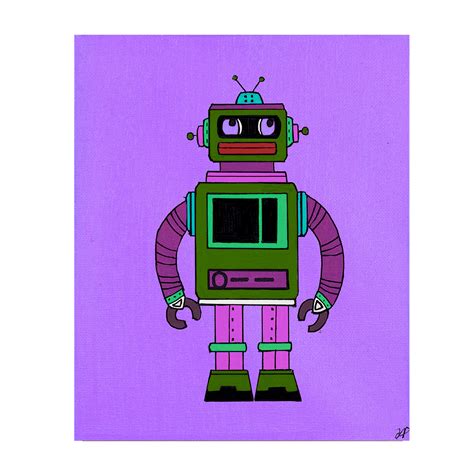 Image result for Colorful Robot Canvas