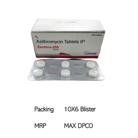 ZEOTHRO-250 Tablets Qgensun Healthcare