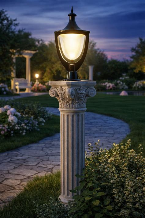 HDC Modern Black Finish, Water-Resistant Outdoor LED Gate Light for Co