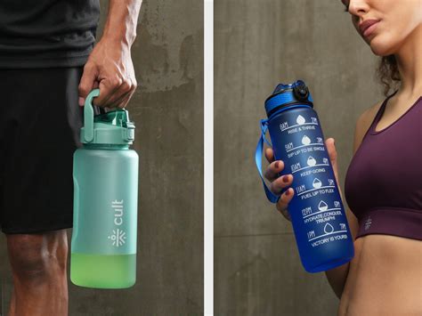 Buy cult Motivational Bottle 2L Unisex Time Mark Sipper with Straw ...
