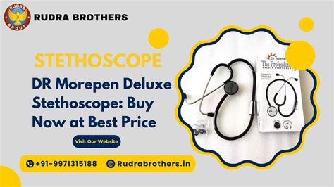 DR Morepen Deluxe Stethoscope: Buy Now at Best Price