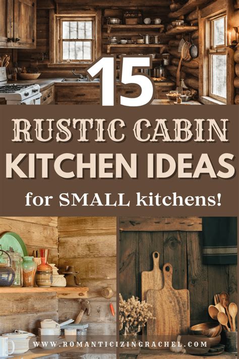 Rustic Cabin Kitchen 的图像结果