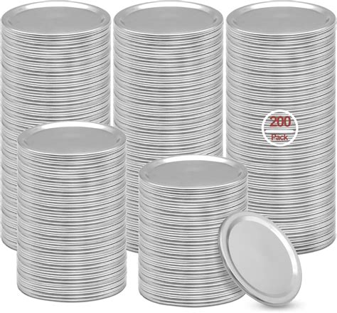 Amazon.com: XFasten Bulk Canning Lids - 128-Pack Airtight Regular Mouth ...