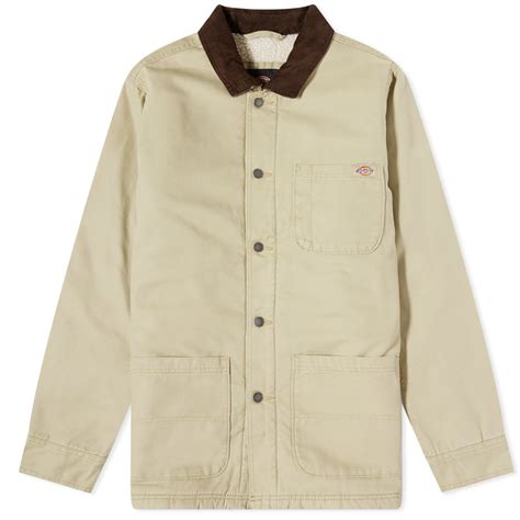 Dickies Duck Canvas Chore Jacket Stone Washed Desert Sand | END. (US)