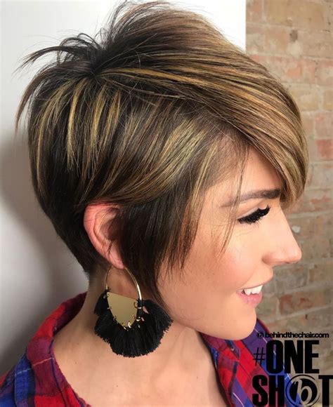 Long Pixie With Bangs And Sideburns | Longer pixie haircut, Straight ...