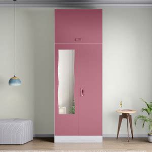 Godrej Interio Slimline 2 Door with 2 shelves, Overhead Unit and ...