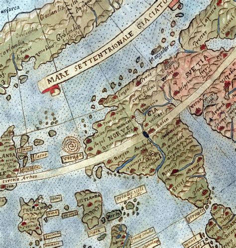 1587 Urbano Monte Flat Earth Map of the World - Beautifully Restored ...