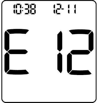 Image result for E12 Error Code