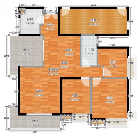 an apartment floor plan with two bedroom, one bathroom and another ...