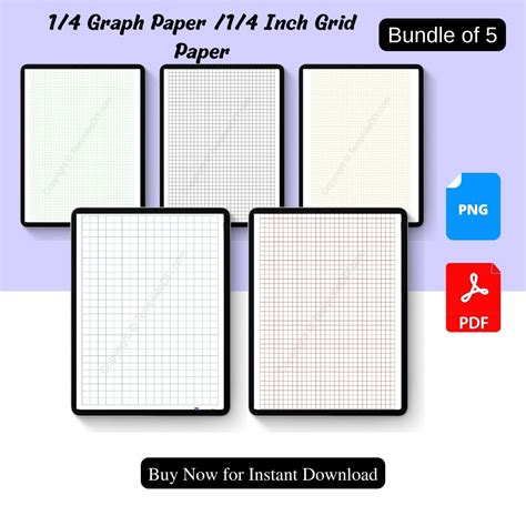Graph Paper/Grid Paper Template Printable PDF, Word