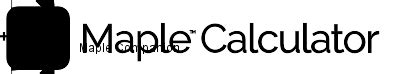 Maple Calculator 的图像结果