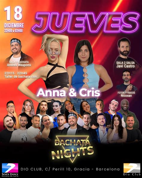 Jueves de Bachata Nights & Dio Club Salsa | Seven Dance - École de ...