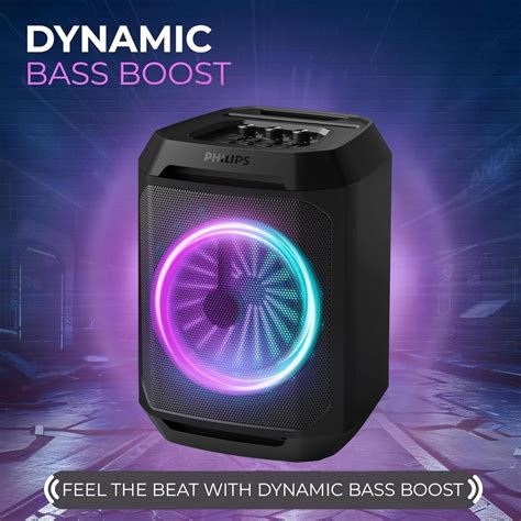 Philips Bluetooth Party Speaker, 30W Output Power, TWS Speaker ...