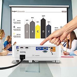 BenQ MX550 XGA DLP Projector, High Brightness 3600 ANSI Lumens, 20000:1 ...