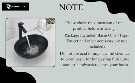 REMOTION Tabletop Ceramic Bathroom Sink | Countertop Wash Basin | Oval ...