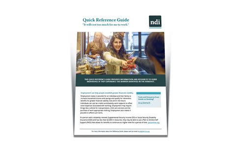 Work Expenses - National Disability Institute