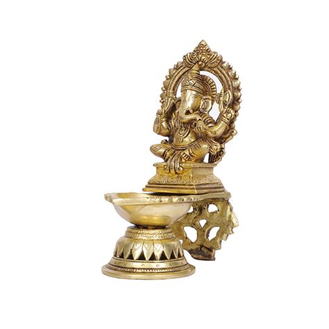 Brass Ganesh Lamp – Ragaarts