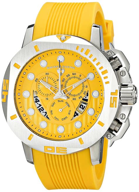 Swiss Legend Men's 10538S-07 Scubador Analog Display Swiss Quartz ...